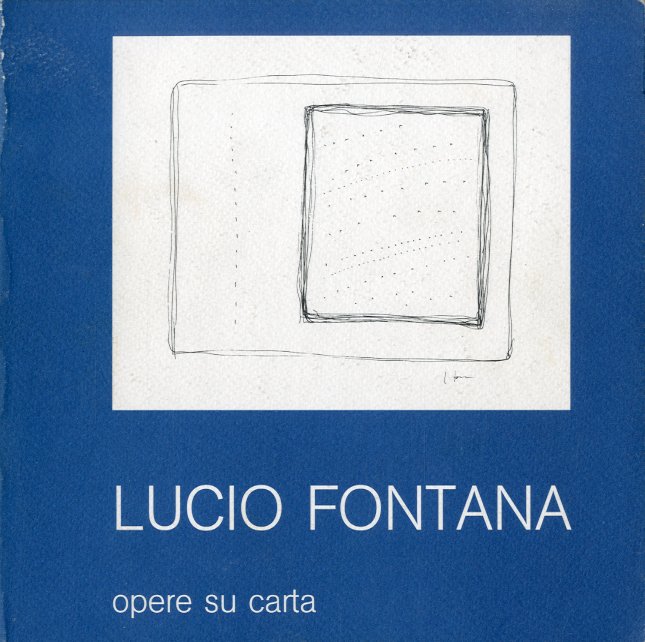 (Fontana) Lucio Fontana opere su carta.