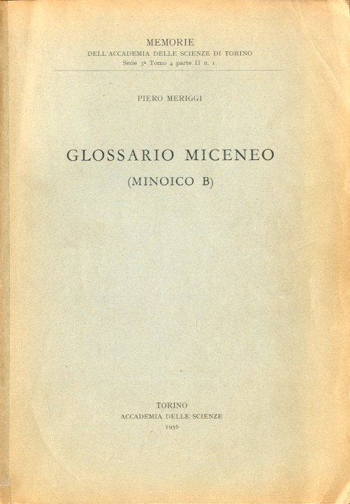 Glossario miceneo (Minoico B).