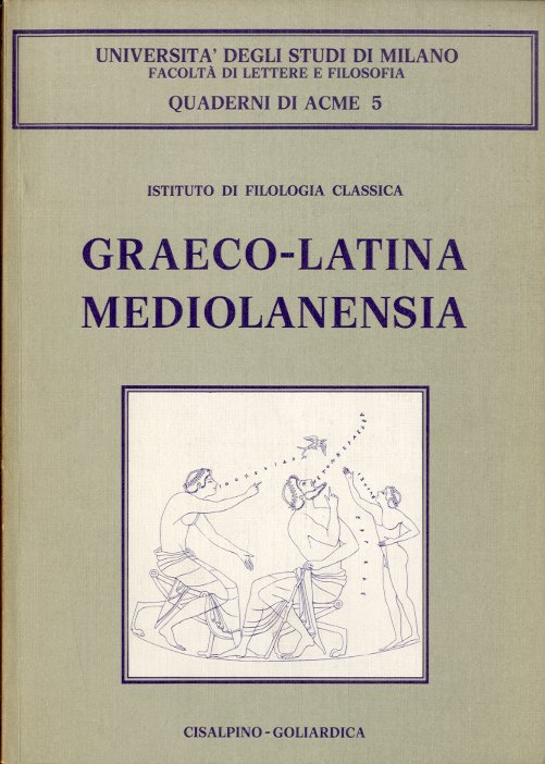 Graeco-latina mediolanensia.