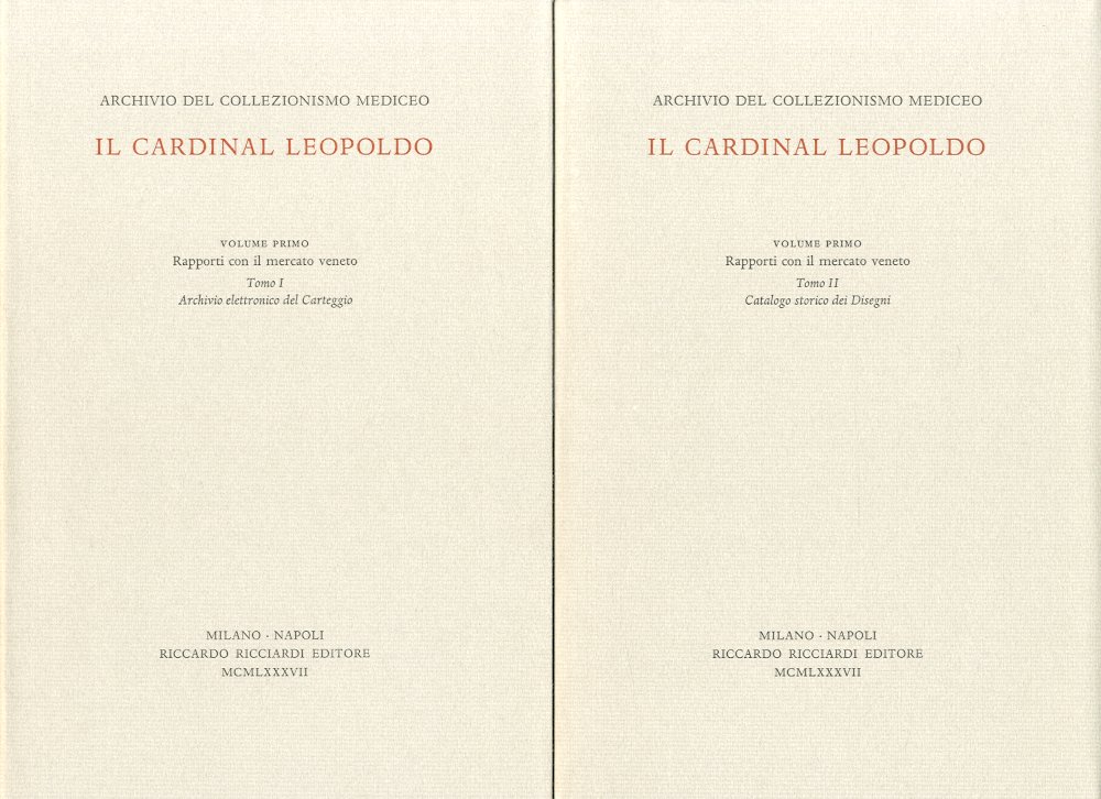 Il Cardinal Leopoldo. Volume primo - Rapporti con il mercato …