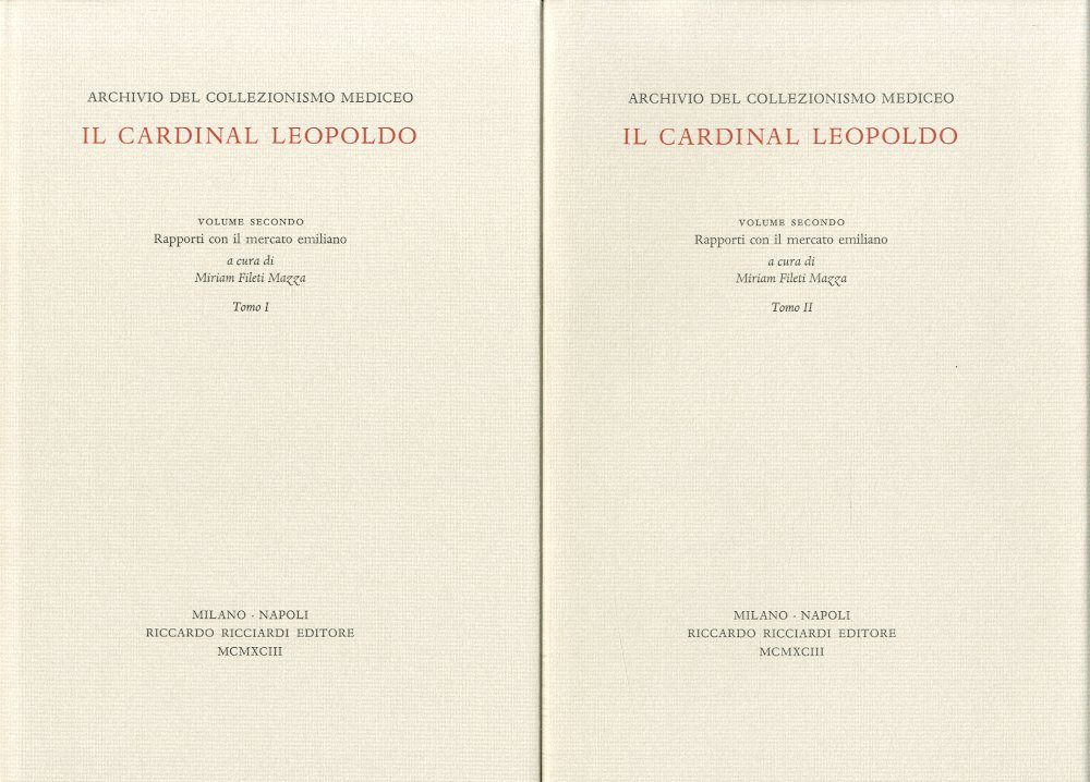 Il Cardinal Leopoldo. Volume secondo - Rapporti con il mercato …
