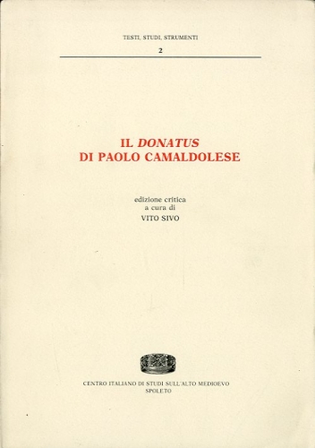 Il Donatus di Paolo Camaldolese.
