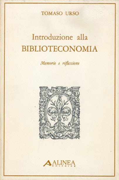 Introduzione alla biblioteconomia.