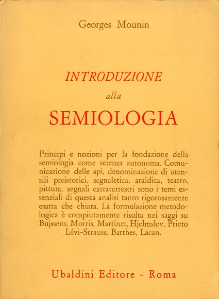 Introduzione alla semiologia.