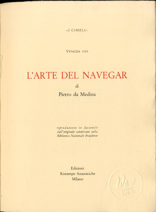 L'arte del navegar.