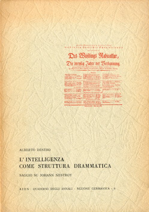 L'intelligenza come struttura drammatica.