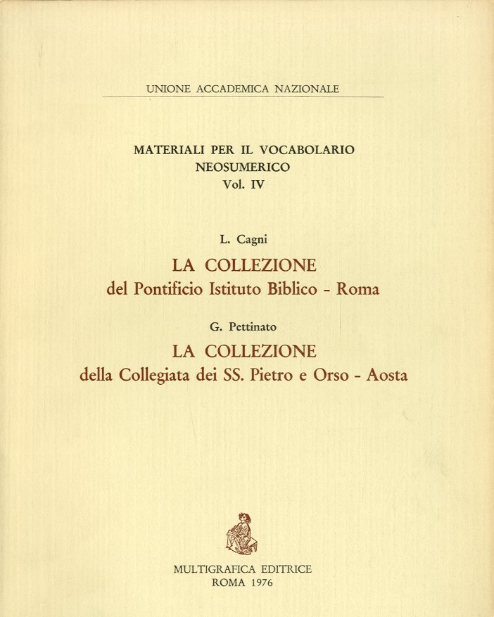 La collezione del Pontificio Istituto Biblico / Roma - La …