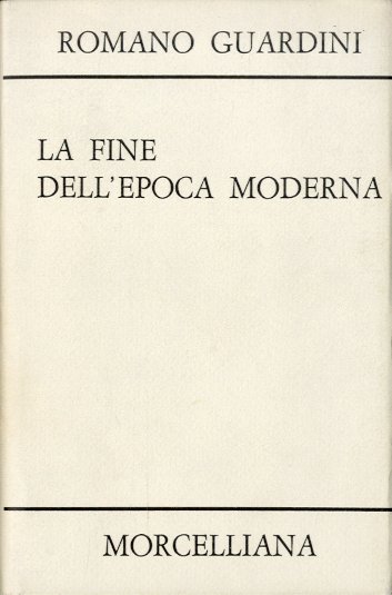 La fine dell'epoca moderna.