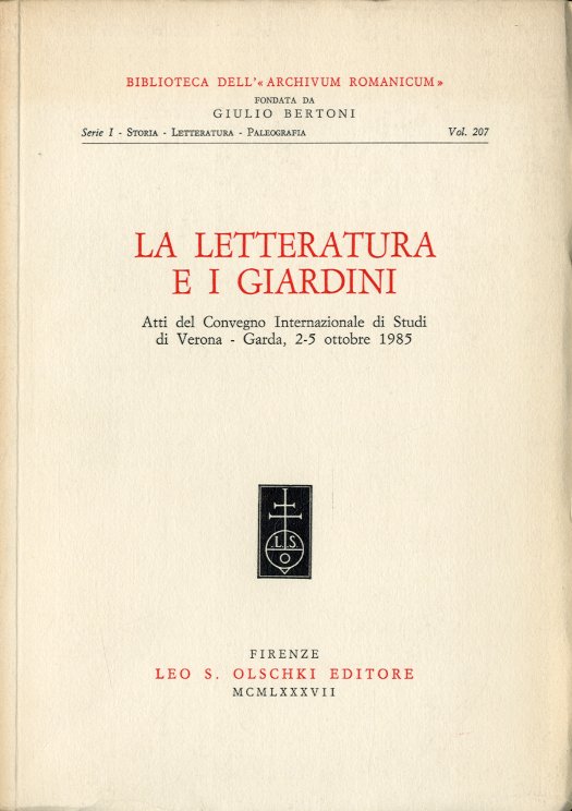 La letteratura e i giardini.