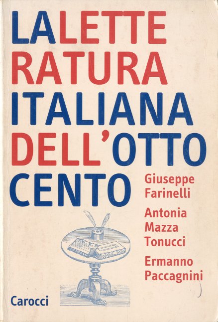 La letteratura italiana dell'Ottocento.