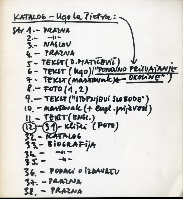 (La Pietra) Katalog - Ugo La Pietra.