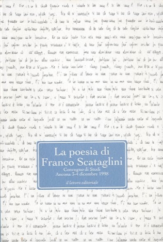La poesia di Franco Scataglini.
