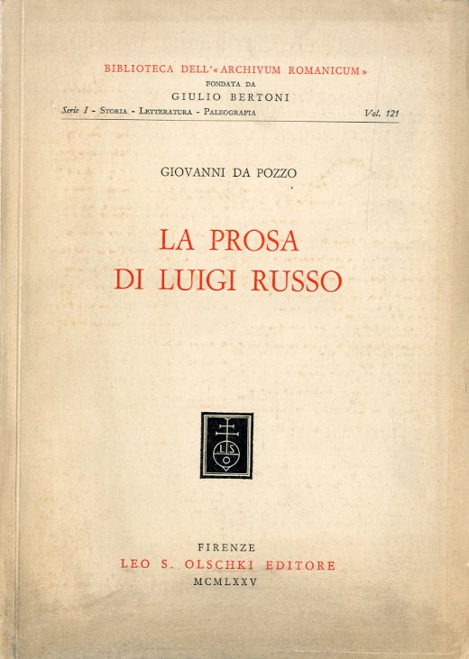 La prosa di Luigi Russo.