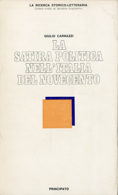 La satira politica nell'Italia del Novecento.