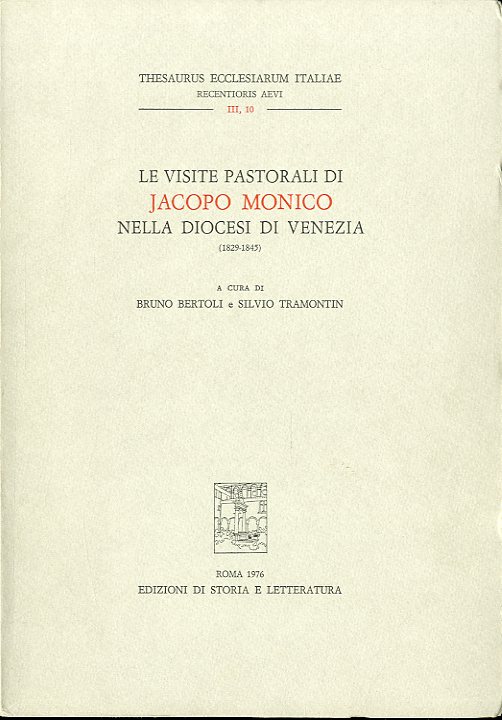 Le visite pastorali di Jacopo Monico nella Diocesi di Venezia …