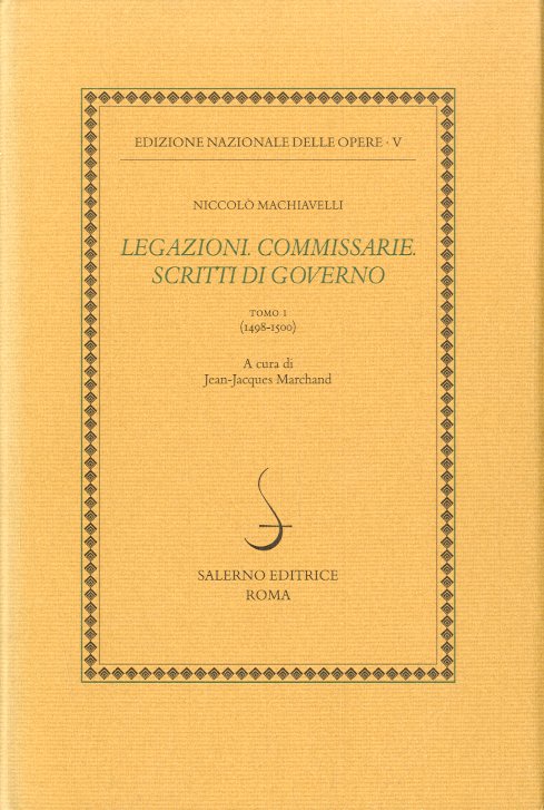 Legazioni. Commissarie. Scritti di governo.