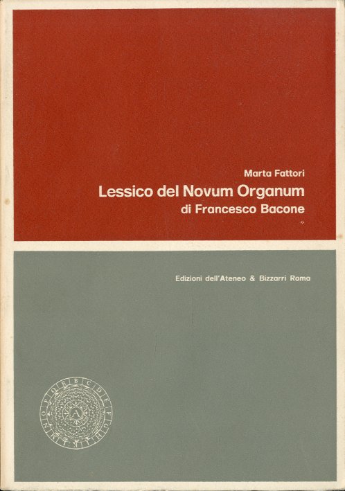 Lessico del Novum Organum.