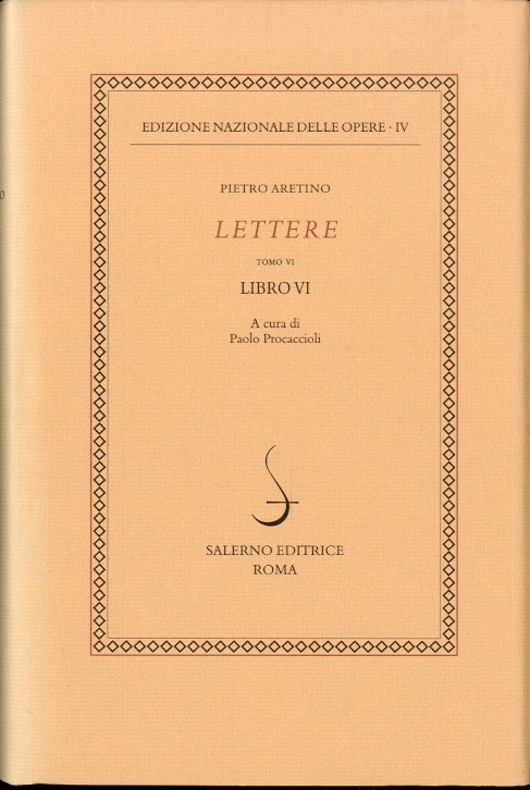 Lettere. Tomo 6 - Libro 6.