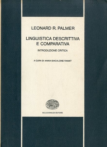 Linguistica descrittiva e comparativa.