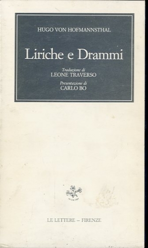 Liriche e Drammi.