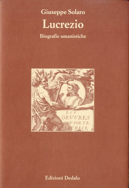 Lucrezio. Biografie umanistiche.