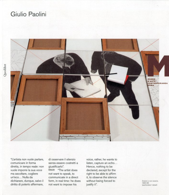 (Paolini) Giulio Paolini.