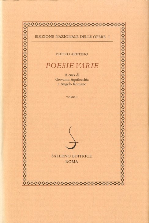 Poesie varie. Tomo 1.
