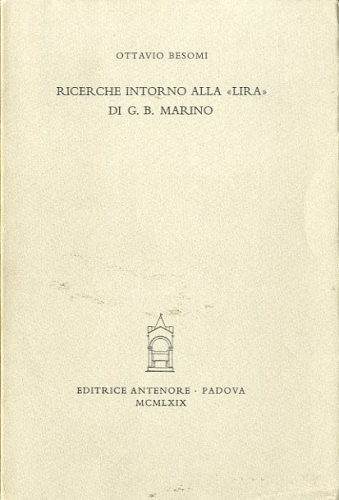 Ricerche intorno alla 'Lira' di G.B. Marino.