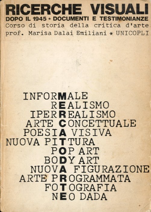 Ricerche visuali dopo il 1945.