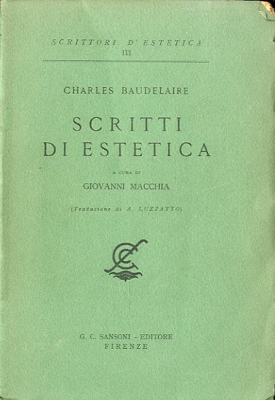 Scritti di estetica.