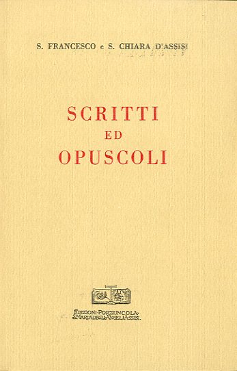 Scritti ed opuscoli.