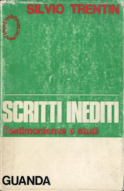 Scritti inediti.