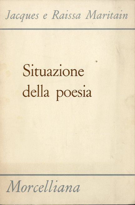 Situazione della poesia.