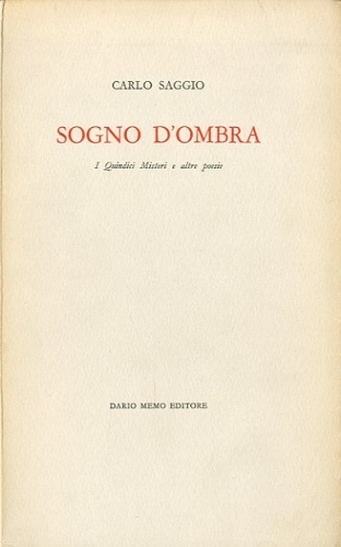 Sogno d'ombra.