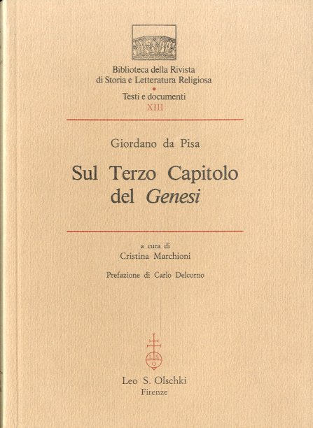 Sul Terzo Capitolo del Genesi.