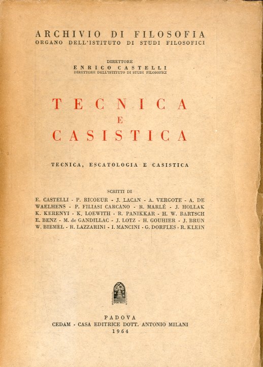 Tecnica e casistica.