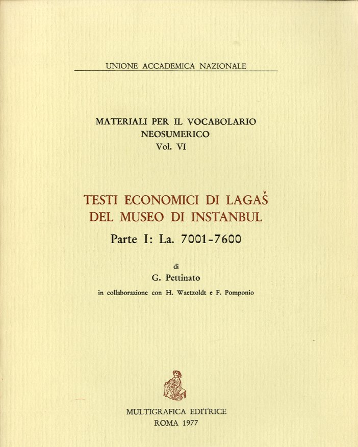 Testi economici di Lagas del Museo di Istambul. Parte I: …