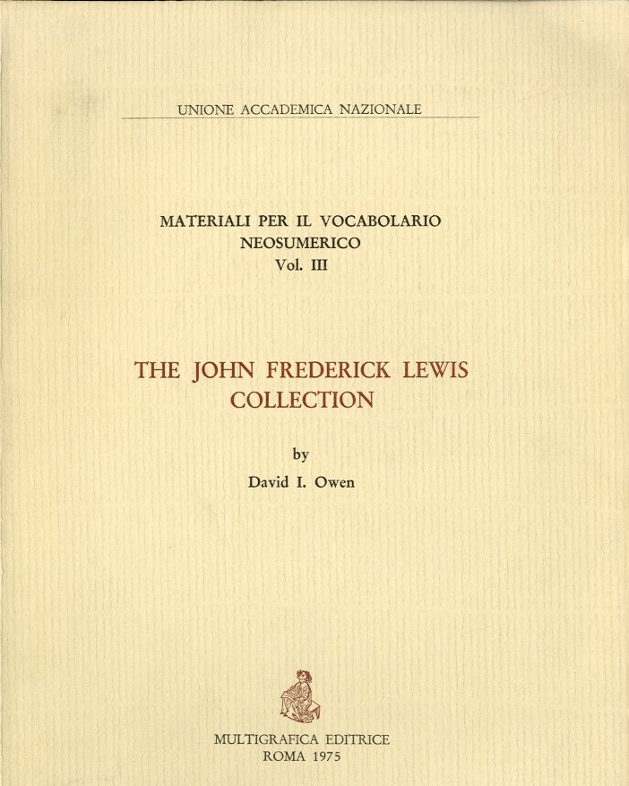 The John Frederick Lewis collection.