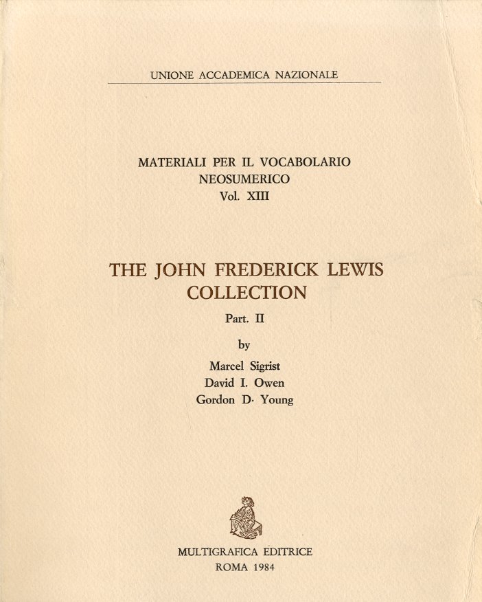 The John Frederick Lewis collection. Part. II.