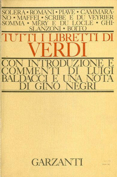 Tutti i libretti di Verdi.