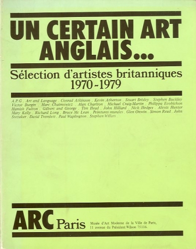 Un certain art anglais.