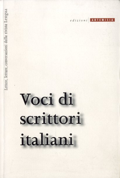 Voci di scrittori italiani.
