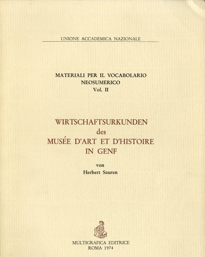Wirtschaftsurkunden des Musee' d'Art et d'Histoire in Genf.