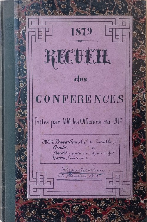 1879. Recueil des Conférences faites par MM les Officiers du …