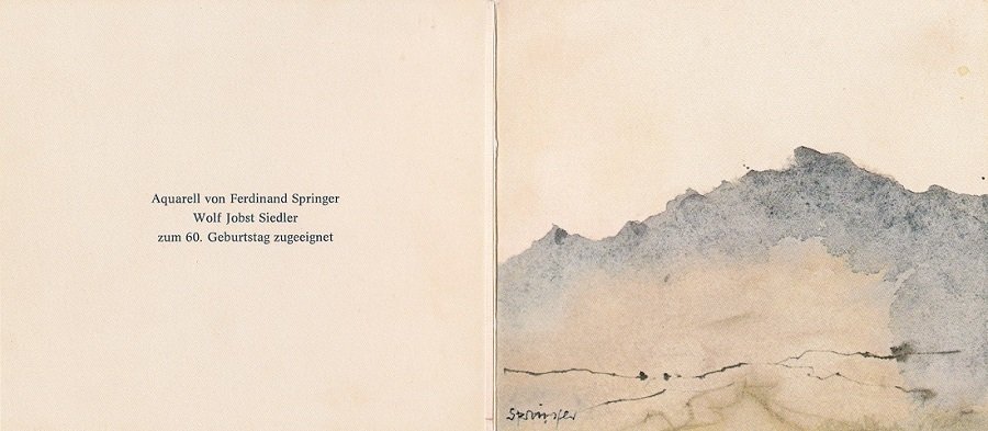 6 Original-Photographien vom Empfang für den Verleger Wolf Jobst Siedler …