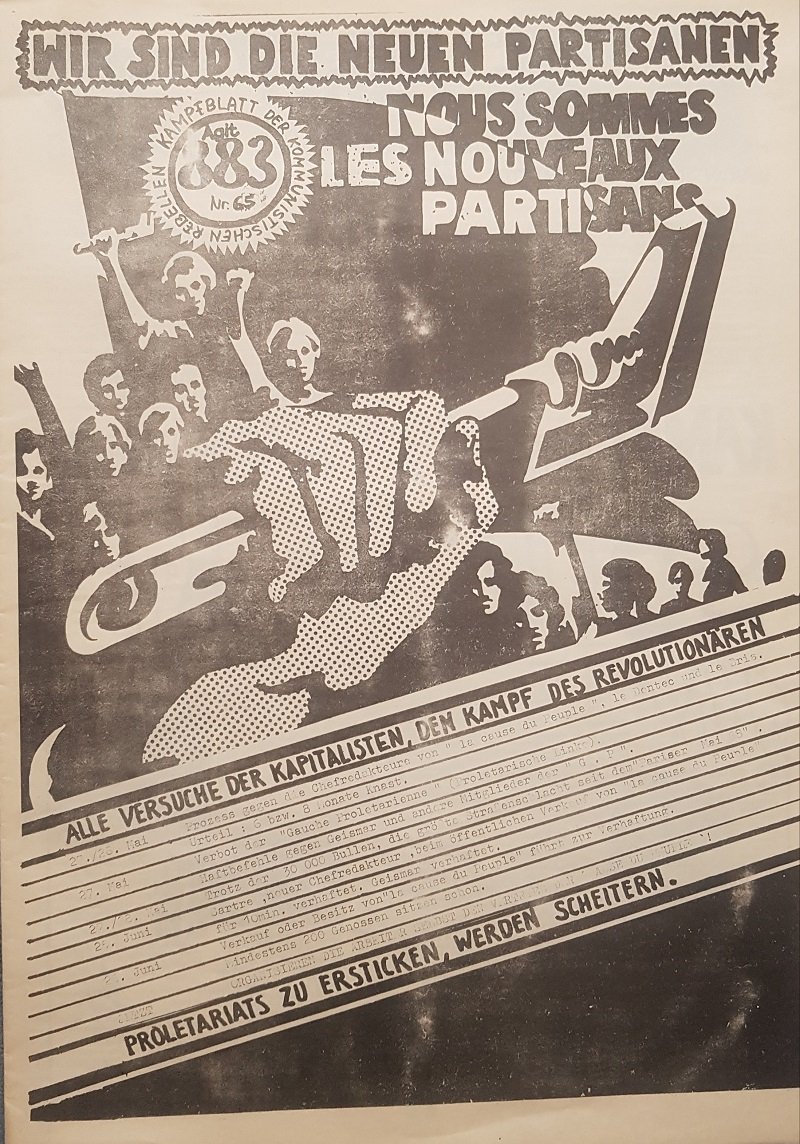 Agit 883. Kampfblatt der Kommunistischen Rebellen. Nr. 65, Juli 1970.