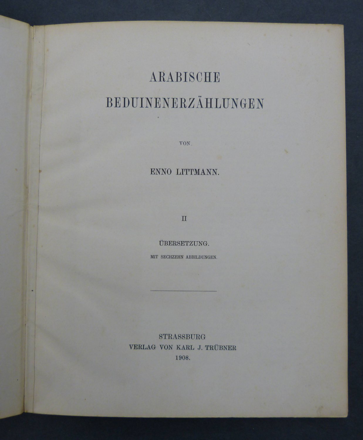 Arabische Beduinenerzählungen.