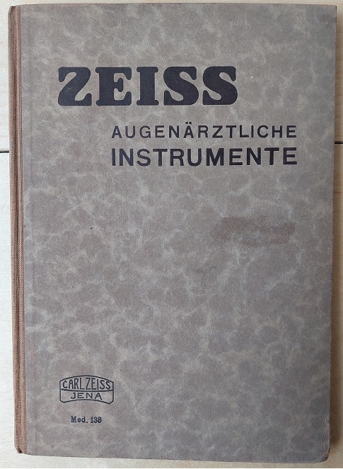 Augenärztliche Instrumente. Med 138/V.