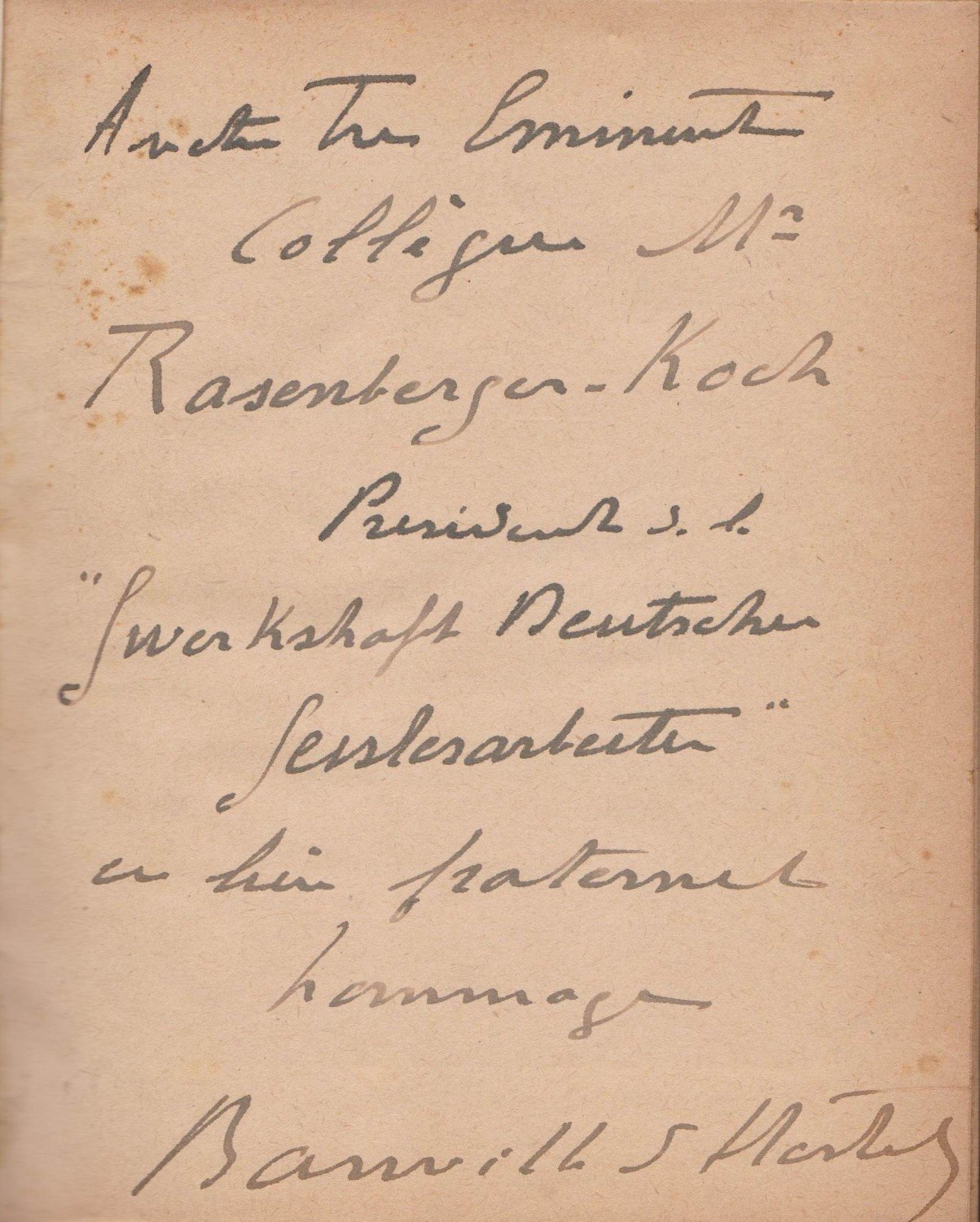 BANVILLE D'HOSTEL, Lucien: