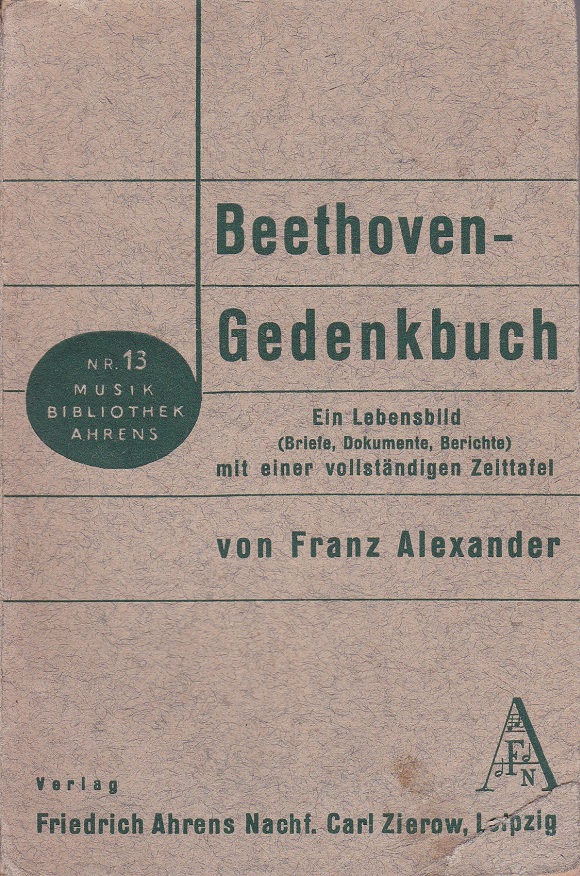 Beethoven-Gedenkbuch.